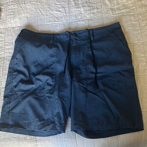 Lucky Brand Blue Flat Front Shorts
